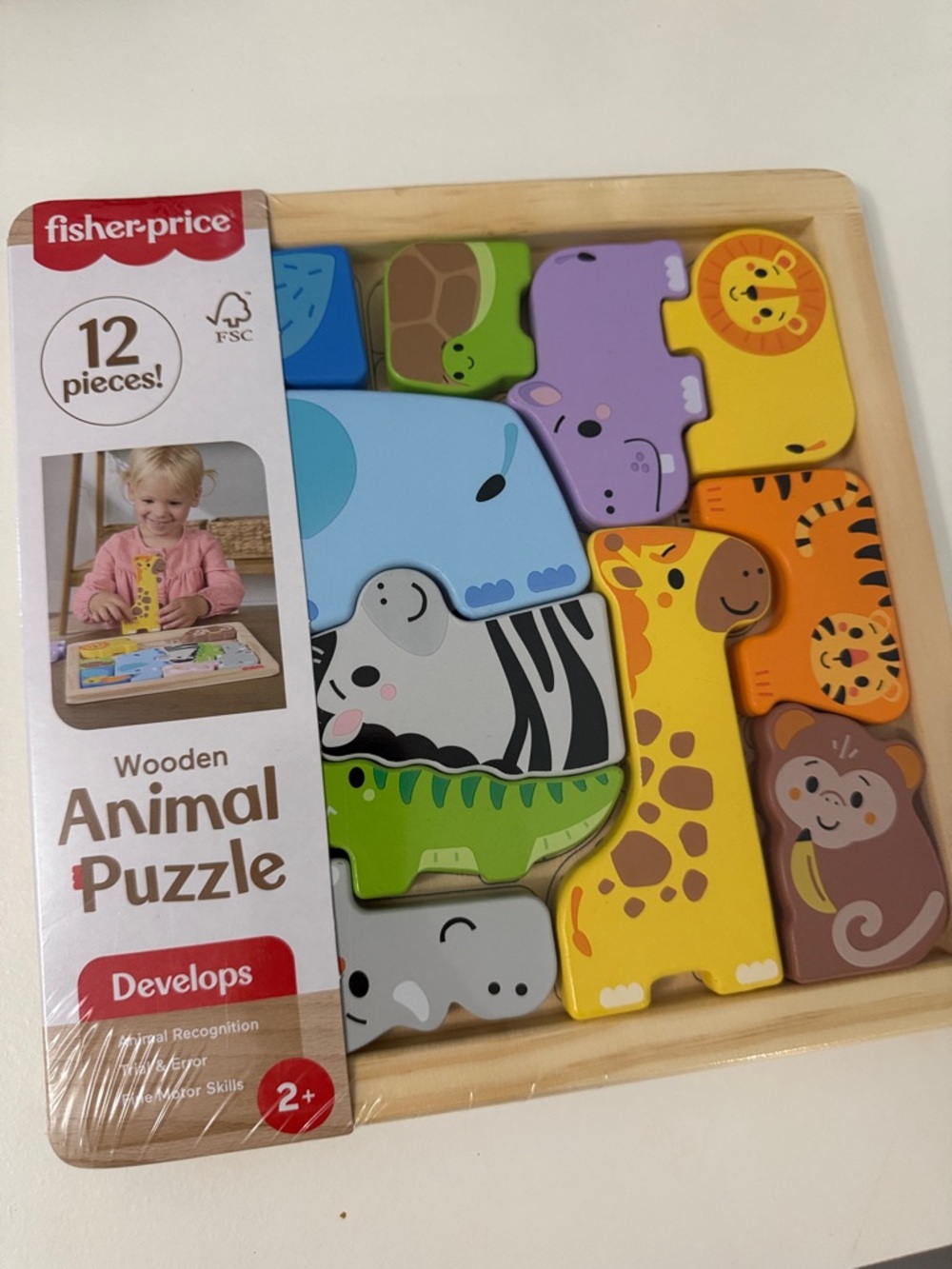 Fisher-Price Wooden Animal Puzzle